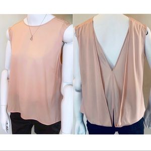 Halston Heritage Top, Sz L, Pink